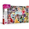 Trefl - Disney, Principesse Disney - Puzzle 1000 Pezzi - Puzzle con le Protagoniste delle Favole, per Adulti e Bambini dai 14 anni
