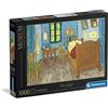 Clementoni - Puzzle Van Gogh 1000 Pezzi Arte, per Adulti e Ragazzi, Museum Collection, Tema Camera da Letto ad Arles, Idea Regalo Uomo e Donna, Made in Italy, 70x50 cm, 37092