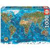 Educa - Puzzle 1000 pezzi Meraviglie del mondo | Puzzle luoghi iconici | Misura 68x48 cm | Include colla Fix | Per adulti 14+ (19022)