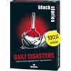 moses. Verlag GmbH moses. Black Stories Daily Disasters - 50 Puzzle di Corvo Che circondano sventure Reali, Il Gioco di Carte Krimi Due Varianti di Gioco, Gioco Puzzle per Ragazzi e Adulti