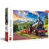 Trefl - Viaggio in Treno - Puzzle 1000 Pezzi - Puzzle Fai da te, Intrattenimento Creativo, Puzzle Classico per Adulti e Bambini dai 14 anni