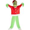 Ciao Grinch costume travestimento unisex bambino (Taglia 7-9 anni)