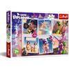 Trefl - Draghetto Diplodok, Le avventure del Draghetto Diplodok - uzzle di Natale con i Protagonisti della Fiaba, per Bambini dai 7 anni