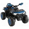 IDEALHOUSE Quad elettrico per bambini, 12 V, fuoristrada ATV (4,5 Ah), auto | Auto per bambini con 2 motori da 35 W, telecomando, faro LED, musica con connessione wireless/USB/TF, 3-8 km/h, blu 3