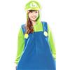 Sazac Costume Super Mario Fratelli Luigi costume uomo e donna condiviso