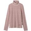 Gelato PIQUE [Gelato Piqué] 【VACANZE】 Maglietta a maniche lunghe con collo alto jacquard b...