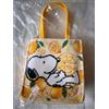 LIMEILER Feiler x Snoopy borsa tote asciugamano stampa limone giallo bianco 22x21x9 cm