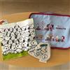NESSUNA MARCA Snoopy Set 3 Pezzi Fazzoletto Sacchetto Compresso Merchandise Museo