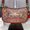 COACH Borsa di tela Coach x PEANUTS CBO82 Swinger 20 Snoopy Charlie Brown
