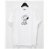 1PIU1UGUALE3 RELAX x Peanuts Snoopy Occhiali da Sole con Strass T-Shirt XL Bi...
