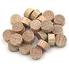 Oakcrafts Tappo a testa piatta in quercia, 12 mm, confezione da 25