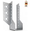 TORVON 10 piedini per travi, zincati a caldo, connettore in legno, supporto per pali per carport, terrazze, pergola (120 x 80 x 2,0 mm)