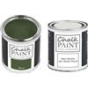Chalk PAiNT PAINT EVERYTHING CHALK PAINT EVERYTHING Oliva & CERA - Kit Pronto Vernicia e Proteggi (250 ml + 250 ml)