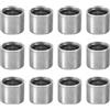 PATIKIL 12pz Distanziali Acciaio M6 Distanziali Metallici Acciaio per Viti | per Bulloni a Vite 1/4 o M6, 6 Mm ID x 8 Mm OD x 7 Mm L, Acciaio Carbonio, Rotondo