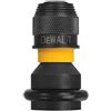 DeWalt DW2298 - Adattatore esagonale a carico rapido, 1/2 quadrato a 1/4, colore: Nero