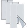 Apalus Zanzariera con Magneti per Porte, 140 x 240CM - Rete Fine, Tenda Totalmente Magnetica, si Chiude da Sola - Non Accorciabile (col. Grigio) (Confezione da 3)