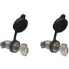 Dieffematic Genius FAAC Roller 770 - Coppia Serrature Chiave Sblocco con Cappuccio - Modello JA208 00058P2137