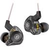Keephifi CCZ MC02 Aura IEM - Auricolari con doppio DD magnetico 10 mm, cavo OFC 5N staccabile, cancellazione rumore, monitor in-ear profondi per musicisti