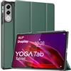 MoKo Cover compatibile con Lenovo Yoga Tab 11,1 2025, Verde notte | Smart Cover Auto Sveglia/Sonno, Ultra Sottile Leggero Supporto, Custodia compatibile con Lenovo Yoga Tab