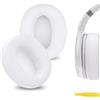 Geekria Cuscinetti auricolari di ricambio in tessuto a rete confortevole per cuffie Sennheiser HD 4.50BT/ 4.50BTNC/ 4.40BT/ 4.30G/ 4.20S/ 458BT / 450/ 450BT / 400S/ 350BT (bianco)