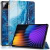 TOPCASE Custodia per Xiaomi Pad 7/Pad 7 Pro 11.2 Pollici 2024, Ultra Sottile Custodia con Supporto Funzione e Auto-Sonno/Stela,Onde