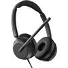 EPOS IMPACT 860T ANC Cuffie con Cavo Doppio Padiglione e Active Noise Cancelling, Certificato Teams, USB-C e USB-A, Super Wideband Audio, Ottime per Chiamate, Zoom, Ufficio, Casa e Lavoro Ibrido