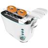 Cecotec Toast&Taste Double W, 650 W, Tostapane verticale con doppia fessura per 2 toast, facile pulizia, spegnimento e pop-up automatico, include pinze di rimozione, vassoio raccogli briciole