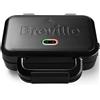 Breville Ultimate Tostapane per toast molto farciti, Tostapane per 2 fette, Piastre antiaderenti rimovibili, Acciaio inossidabile, Nero VST082X