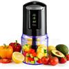 VINATO Robot da Cucina Multifunzione 300W - Tritatutto Elettrico con Frullatore, Affetta Cipolle e Bicchiere 500ml per Carne, Erbe, Pesto