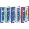 Exacompta - Rif. 51969E - Cartone da 20 raccoglitori personalizzabili con 1 tasca, 4 anelli, dorso 2 cm, dimensioni esterne: 32 x 25 cm, formato A4, colori assortiti