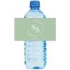 CESANA LIKE PHOTO Etichette per bottigliette d'acqua matrimonio verde salvia 24 pezzi | fatto a mano