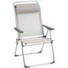 Lafuma Mobilier Sedia in alluminio Cham XL, Batyline, Rye II, 67,5 x 68 x 111 cm