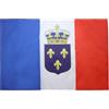 AZ FLAG Bandiera Monarchia costituzionale francese 90x60 cm Asola | Uso interno ed esterno bandiera decorativa di Francia doppie cuciture e bordi rinforzati con guaina per asta poliestere 100D