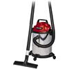 Einhell Aspiratore per liquidi e solidi TC-VC 1815 S | 1250 W | Serbatoio in acciaio inossidabile 15 L | Attacco Ø 36 mm | Supporto per accessori | Bocchetta con inserto combinato