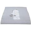 ANDY & HELEN® - 3/4800TD26_GR Trapuntino Letto a Cancellino, GRIGIO
