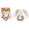 DODO D'AMOUR - Doudou Sonaglio - Coniglio - 053955 - Marrone - Doudou - Nascita - Peluche - Bambino - Rassicurante - Morbido - Lavabile - 13 cm x 10 cm - A Partire da 0 mesi