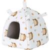 Generic Amaca da appendere per pappagalli, calda cuccia per criceti, in pile, per gabbie per animali domestici (stile 6)