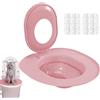 Generic Addestramento WC per gatti, vasino rimovibile, lettiera per addestramento, per cantina, negozio di animali domestici, casa, appartamento, bagno