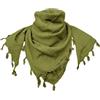OUTDOOR WORLD BE ACTIVE Outdoor World, sciarpa Shemagh dell'esercito arabo dell'OLP, scaldacollo Keffiyeh, turbante arabo con nappa, 110 cm x 110 cm