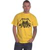 Rock Off officially licensed products Metallica T Shirt M72 Seasons Simplified Cover Nuovo Ufficiale Unisex Giallo