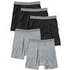 Hanes Boxer Briefs, Cool Dri Moisture-Wicking Underwear, Cotton No-Ride-up for Men, Multi-Packs Available Boxer Corti Uomo (Pacco da 6)