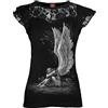 Spiral Enslaved Angel Donna T-Shirt Nero Slim Fit