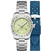 Spinnaker - Orologio GMT da uomo, edizione limitata, Croft 39, 39 mm, automatico, con bracciale in acciaio inossidabile massiccio, modello SP-5157, Bracciale