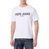 Pepe Jeans M Basic Big Logo T-Shirt Uomo (Pacco da 1)