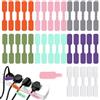 AOOTE Etichette per Cavi di Grandi Dimensioni,35 Pcs Segnacavi Elettrici | 7 Colori Etichette per Cavi Autoadesivi per Fili,Scrivibili,Riutilizzabili per Organizzare i Cavi e Distinguerli