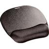 Fellowes 9176501 Tappetino mouse con poggiapolsi in memory foam, Nero