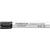 Staedtler Lumocolor 351 Punta a scalpello nero 1 pezzo(i) - Pennarello (Nero, Argento, Multi, Polipropilene, Spacer