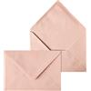 Netuno 20 buste da lettera Rosa cipria B6 12,5x17,5 cm eleganti e raffinate | 110g · carta pregiata liscia per battesimo, baby shower, compleanno, inviti, partecipazioni, cartoline, biglietti e auguri