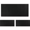 DLMSDG Tappetino Scrivania, Sottomano Scrivania, Tappetino per Mouse, Tappetino Scrivania Multifunzione Impermeabile In Pelle Pu, Protezione Da Scrivania.(Nero/Nero,35x110cm/13.78x43.31in)