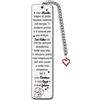 FCZIVA A Mio Marito Segnalibri Amore Romantico Apprezzare Regalo Segnalibro San Valentino Anima gemella Compleanno Anniversario di matrimonio Pensionamento Grazie Regalo Personalizzato Ricordi di Natale